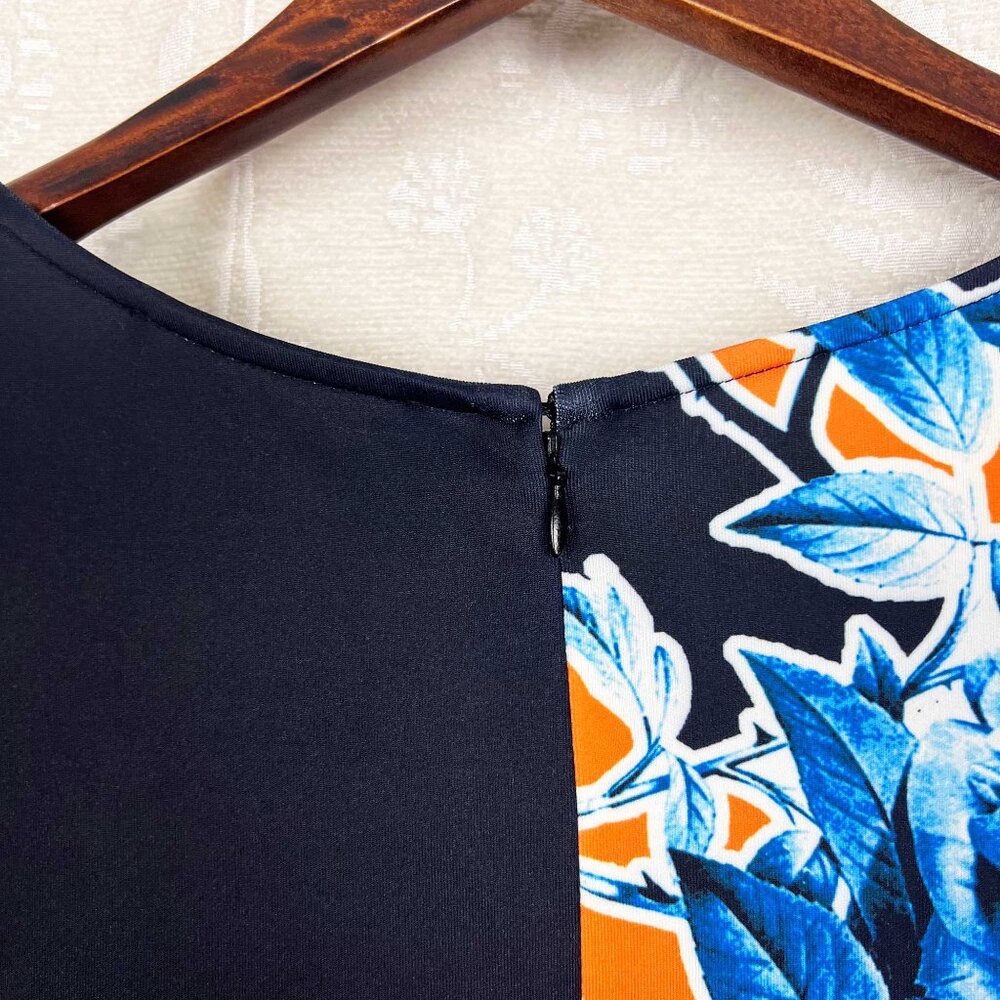 Eloquii mixed-print stretch jersey midi dress - Picture 5 of 9